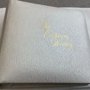 Vintage children’s wedding album